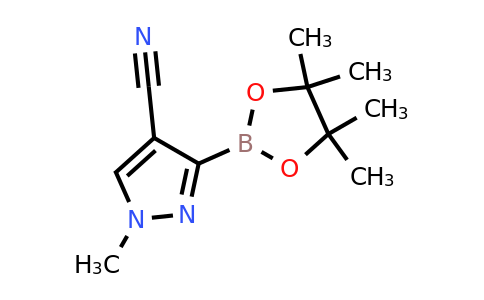 CAS 2304634-11-3 | 1-Methyl-3-(4,4,5,5-tetramethyl-1,3,2-dioxaborolan-2-yl)-1H-pyrazole-4-carbonitrile