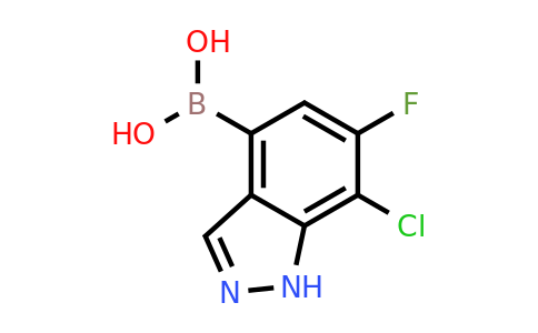 CAS 2304634-17-9 | (7-chloro-6-fluoro-1H-indazol-4-yl)boronic acid
