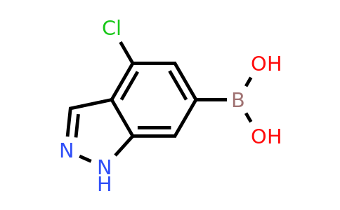 CAS 2304748-99-8 | 4-chloro-1H-indazole-6-boronic acid
