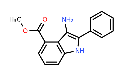 CAS 2305079-43-8 | 3-Amino-2-phenyl-1H-indole-4-carboxylic acid methyl ester