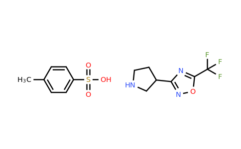 CAS 2305079-61-0 | 3-Pyrrolidin-3-yl-5-trifluoromethyl-[1,2,4]oxadiazole p-toluenesulfonic acid salt