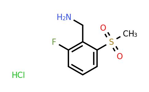 CAS 2305079-62-1 | 2-Fluoro-6-methanesulfonyl-benzylamine hydrochloride