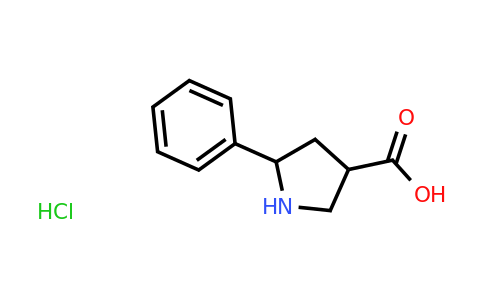 CAS 2305079-79-0 | 5-Phenyl-pyrrolidine-3-carboxylic acid hydrochloride