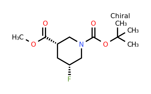 CAS 2305079-84-7 | cis-5-Fluoro-piperidine-1,3-dicarboxylic acid 1-tert-butyl ester 3-methyl ester