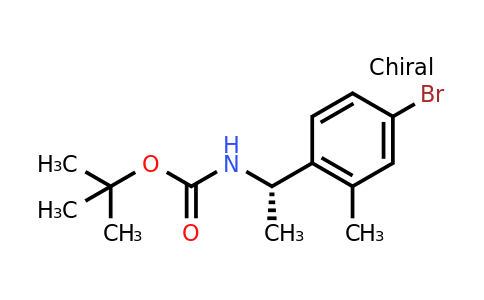 CAS 2305080-41-3 | (S)-[1-(4-Bromo-2-methyl-phenyl)-ethyl]-carbamic acid tert-butyl ester