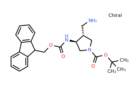 CAS 2306244-85-7 | tert-butyl (3R,4S)-3-(aminomethyl)-4-(9H-fluoren-9-ylmethoxycarbonylamino)pyrrolidine-1-carboxylate