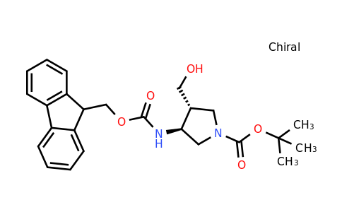 CAS 2306245-05-4 | tert-butyl (3S,4R)-3-(9H-fluoren-9-ylmethoxycarbonylamino)-4-(hydroxymethyl)pyrrolidine-1-carboxylate