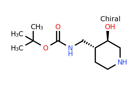 CAS 2306245-30-5 | tert-butyl N-{[(3R,4R)-3-hydroxypiperidin-4-yl]methyl}carbamate
