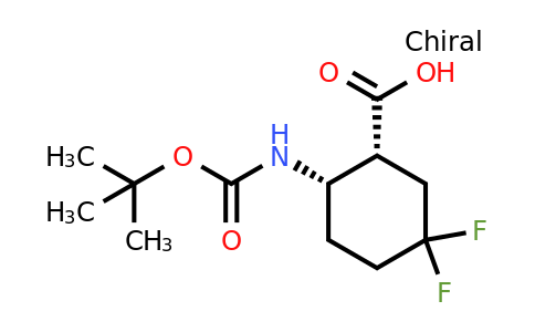 CAS 2306245-35-0 | (1R,2S)-2-(tert-butoxycarbonylamino)-5,5-difluoro-cyclohexanecarboxylic acid