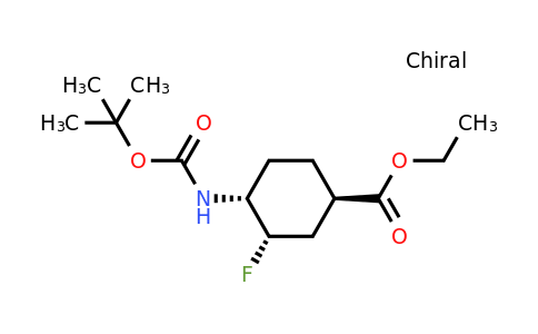 CAS 2306245-41-8 | ethyl (1R,3S,4R)-4-(tert-butoxycarbonylamino)-3-fluoro-cyclohexanecarboxylate