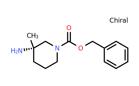 CAS 2306246-25-1 | benzyl (3S)-3-amino-3-methyl-piperidine-1-carboxylate