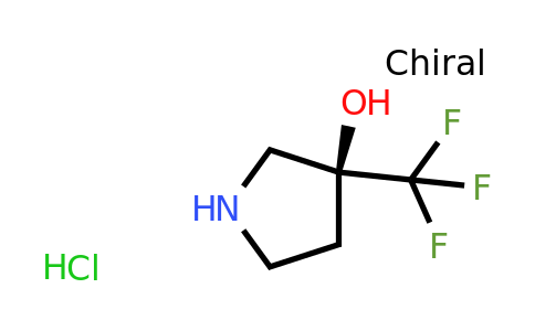 CAS 2306246-38-6 | (3S)-3-(trifluoromethyl)pyrrolidin-3-ol;hydrochloride