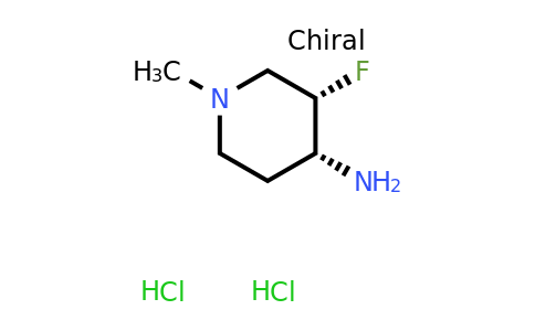 (3S,4R)-3-fluoro-1-methyl-piperidin-4-amine;dihydrochloride