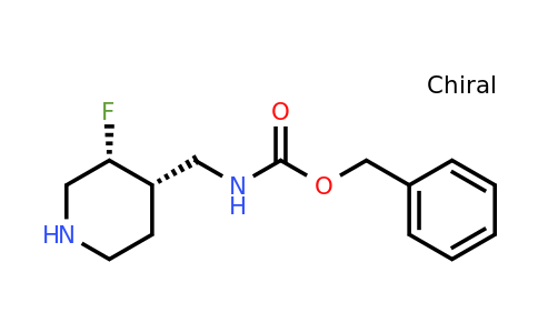 CAS 2306246-74-0 | benzyl N-[[(3R,4S)-3-fluoro-4-piperidyl]methyl]carbamate