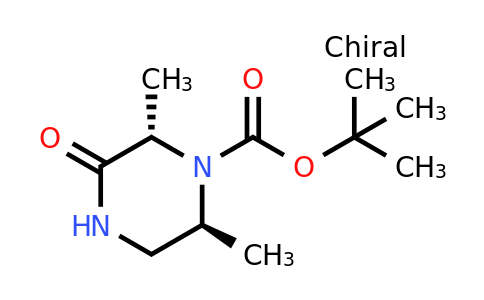 CAS 2306247-05-0 | tert-butyl (2S,6S)-2,6-dimethyl-3-oxo-piperazine-1-carboxylate