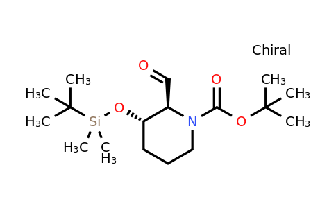 CAS 2306247-21-0 | tert-butyl (2S,3S)-3-[tert-butyl(dimethyl)silyl]oxy-2-formyl-piperidine-1-carboxylate