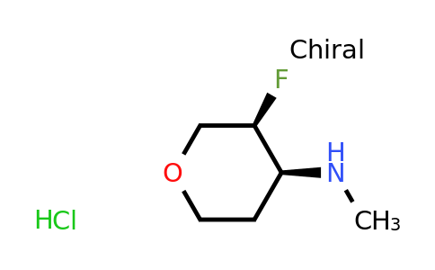 CAS 2306247-50-5 | (3S,4S)-3-fluoro-N-methyloxan-4-amine hydrochloride