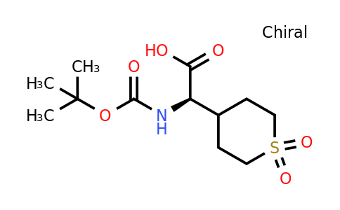 CAS 2306247-55-0 | (2R)-2-(tert-butoxycarbonylamino)-2-(1,1-dioxothian-4-yl)acetic acid