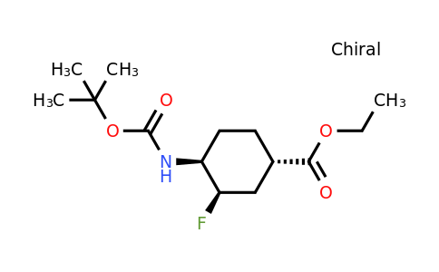 CAS 2306248-28-0 | ethyl (1S,3R,4S)-4-(tert-butoxycarbonylamino)-3-fluoro-cyclohexanecarboxylate