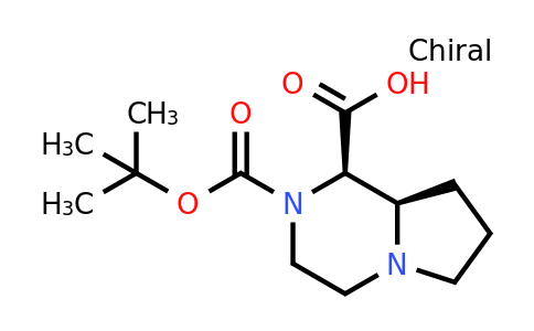 CAS 2306248-31-5 | (1R,8aR)-2-tert-butoxycarbonyl-3,4,6,7,8,8a-hexahydro-1H-pyrrolo[1,2-a]pyrazine-1-carboxylic acid