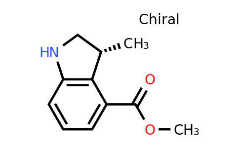 CAS 2306248-61-1 | methyl (3R)-3-methylindoline-4-carboxylate