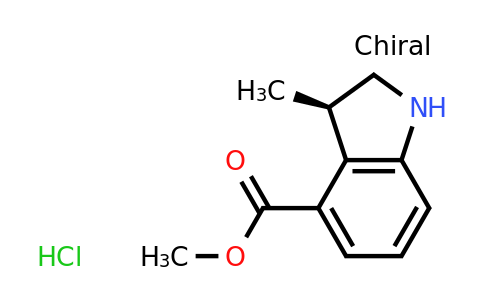 CAS 2306248-62-2 | methyl (3R)-3-methylindoline-4-carboxylate;hydrochloride