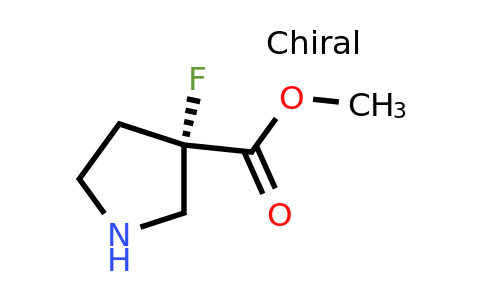 CAS 2306248-83-7 | methyl (3S)-3-fluoropyrrolidine-3-carboxylate