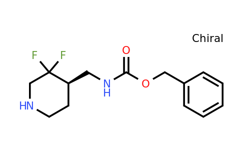 CAS 2306249-15-8 | benzyl N-[[(4R)-3,3-difluoro-4-piperidyl]methyl]carbamate