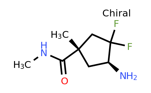 CAS 2306249-30-7 | (1S,4S)-4-amino-3,3-difluoro-N,1-dimethyl-cyclopentanecarboxamide