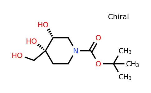 CAS 2306249-34-1 | tert-butyl (3R,4R)-3,4-dihydroxy-4-(hydroxymethyl)piperidine-1-carboxylate