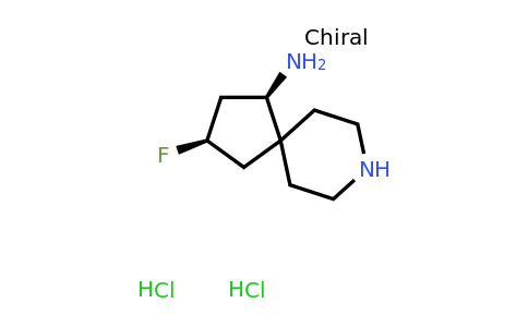 CAS 2306249-58-9 | (2R,4R)-2-fluoro-8-azaspiro[4.5]decan-4-amine;dihydrochloride