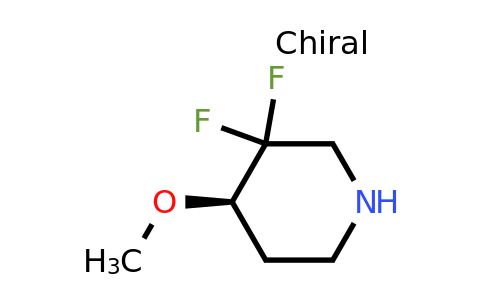 CAS 2306252-78-6 | (4R)-3,3-difluoro-4-methoxy-piperidine