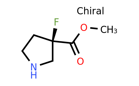CAS 2306253-51-8 | methyl (3R)-3-fluoropyrrolidine-3-carboxylate
