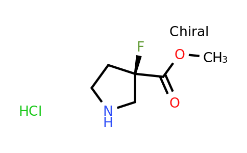 CAS 2306253-52-9 | methyl (3R)-3-fluoropyrrolidine-3-carboxylate hydrochloride