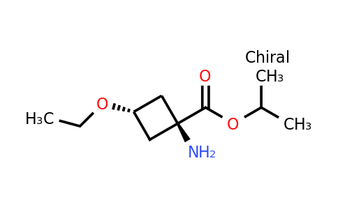CAS 2306253-71-2 | isopropyl trans-1-amino-3-ethoxy-cyclobutanecarboxylate