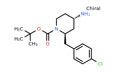 CAS 2306253-85-8 | (2R,4S)-tert-butyl 4-amino-2-(4-chlorobenzyl)piperidine-1-carboxylate