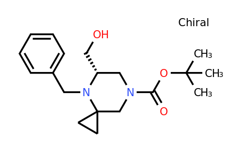 CAS 2306253-98-3 | tert-butyl (5S)-4-benzyl-5-(hydroxymethyl)-4,7-diazaspiro[2.5]octane-7-carboxylate