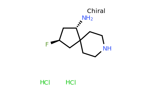 CAS 2306255-56-9 | (2R,4S)-2-fluoro-8-azaspiro[4.5]decan-4-amine;dihydrochloride