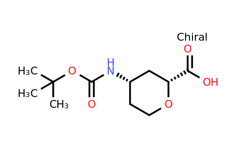 CAS 2306255-59-2 | (2R,4S)-4-(tert-butoxycarbonylamino)tetrahydropyran-2-carboxylic acid