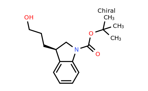 CAS 2306255-61-6 | tert-butyl (3R)-3-(3-hydroxypropyl)indoline-1-carboxylate