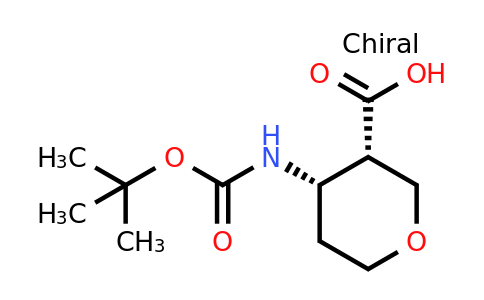 CAS 2306255-70-7 | (3S,4S)-4-(tert-butoxycarbonylamino)tetrahydropyran-3-carboxylic acid