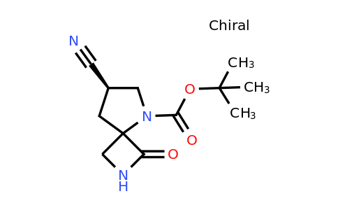 CAS 2306259-63-0 | tert-butyl (7R)-7-cyano-3-oxo-2,5-diazaspiro[3.4]octane-5-carboxylate