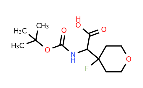 CAS 2306260-80-8 | 2-(tert-butoxycarbonylamino)-2-(4-fluorotetrahydropyran-4-yl)acetic acid