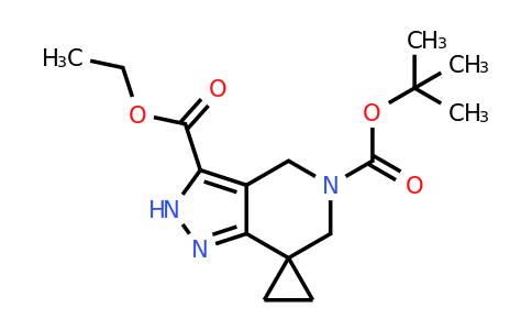 CAS 2306261-44-7 | O5-tert-butyl O3-ethyl spiro[4,6-dihydro-2H-pyrazolo[4,3-c]pyridine-7,1-cyclopropane]-3,5-dicarboxylate