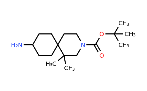 CAS 2306261-50-5 | tert-butyl 9-amino-5,5-dimethyl-3-azaspiro[5.5]undecane-3-carboxylate