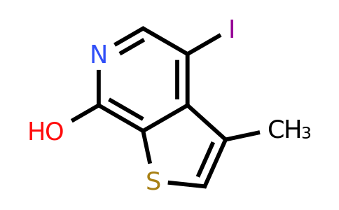 CAS 2306261-84-5 | 4-iodo-3-methyl-thieno[2,3-c]pyridin-7-ol