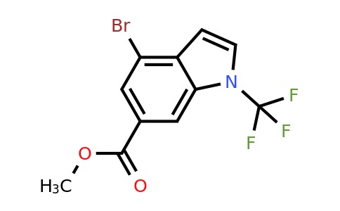 CAS 2306261-99-2 | methyl 4-bromo-1-(trifluoromethyl)indole-6-carboxylate