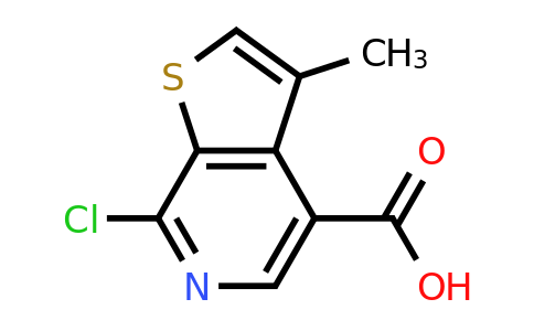 CAS 2306262-10-0 | 7-chloro-3-methyl-thieno[2,3-c]pyridine-4-carboxylic acid