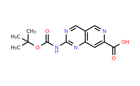 CAS 2306262-25-7 | 2-(tert-butoxycarbonylamino)pyrido[4,3-d]pyrimidine-7-carboxylic acid