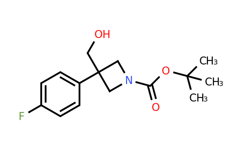 CAS 2306262-31-5 | tert-butyl 3-(4-fluorophenyl)-3-(hydroxymethyl)azetidine-1-carboxylate